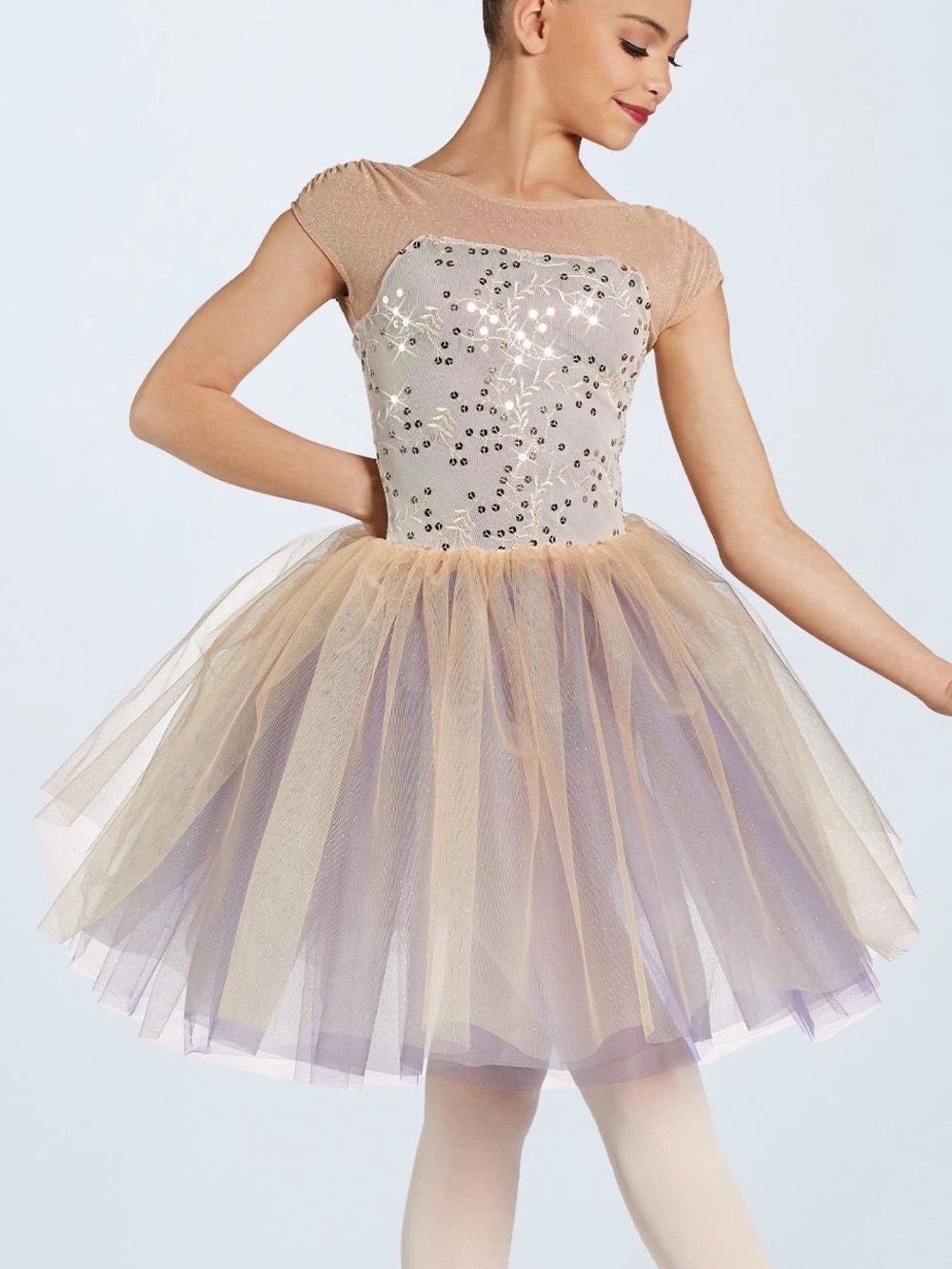 3/$75 Weissman Purple/Yellow Ballet Tutu Dance Costume